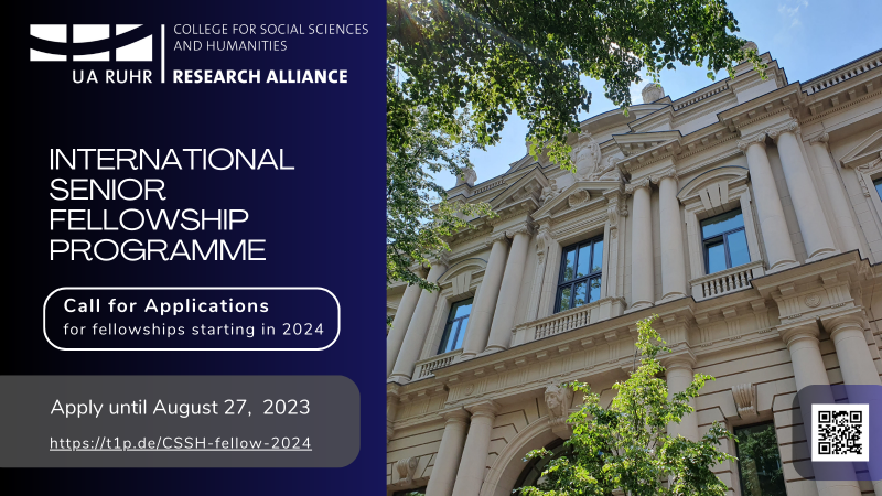Call for Applications: Senior Fellowships of the College for Social Sciences and Humanities Call for Applications: Senior Fellowships of the College for Social Sciences and Humanities