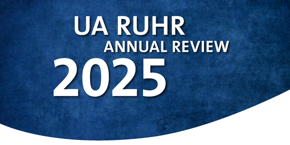 UA Ruhr Annual Review 2025 Banner "UA Ruhr Annual Review 2025"