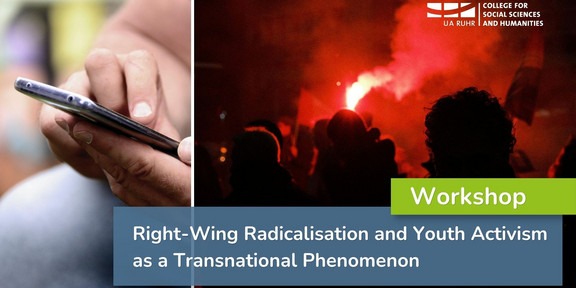 Advertising image for the workshop "Right-Wing Radicalisation and Youth Activism as a Transnational Phenomenon"