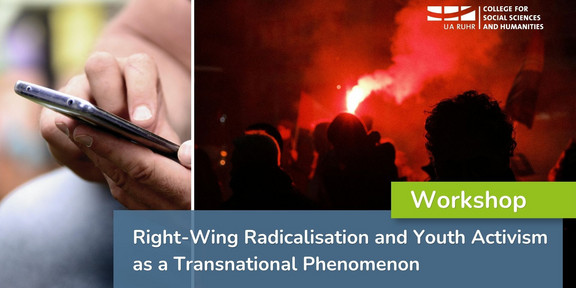 Werbefoto des Workshops "Right-Wing Radicalisation and Youth Activism as a Transnational Phenomenon"