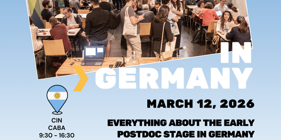 Flyer - Workshop Postdoc in Germany Buenos Aires 2026 Flyer vom Workshop Postdoc in Germany Buenos Aires 2026
