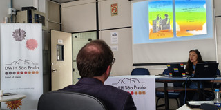 Jun.-Prof. Dr. Hülya Çelik bei ihrer Präsentation