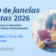 Event image with event details and picture of a woman holding books