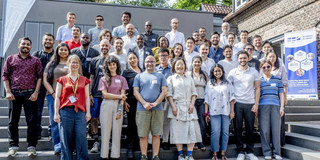 Group photo of the 37 early-career researchers