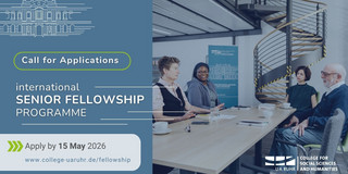 Flyer vom Senior-Fellowship-Programm 2027/28